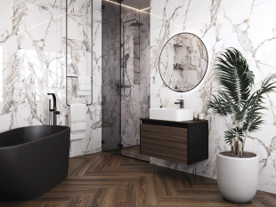 Керамогранит Cersanit Silvia полированный белый арт. A17431 (60x120) ректификат